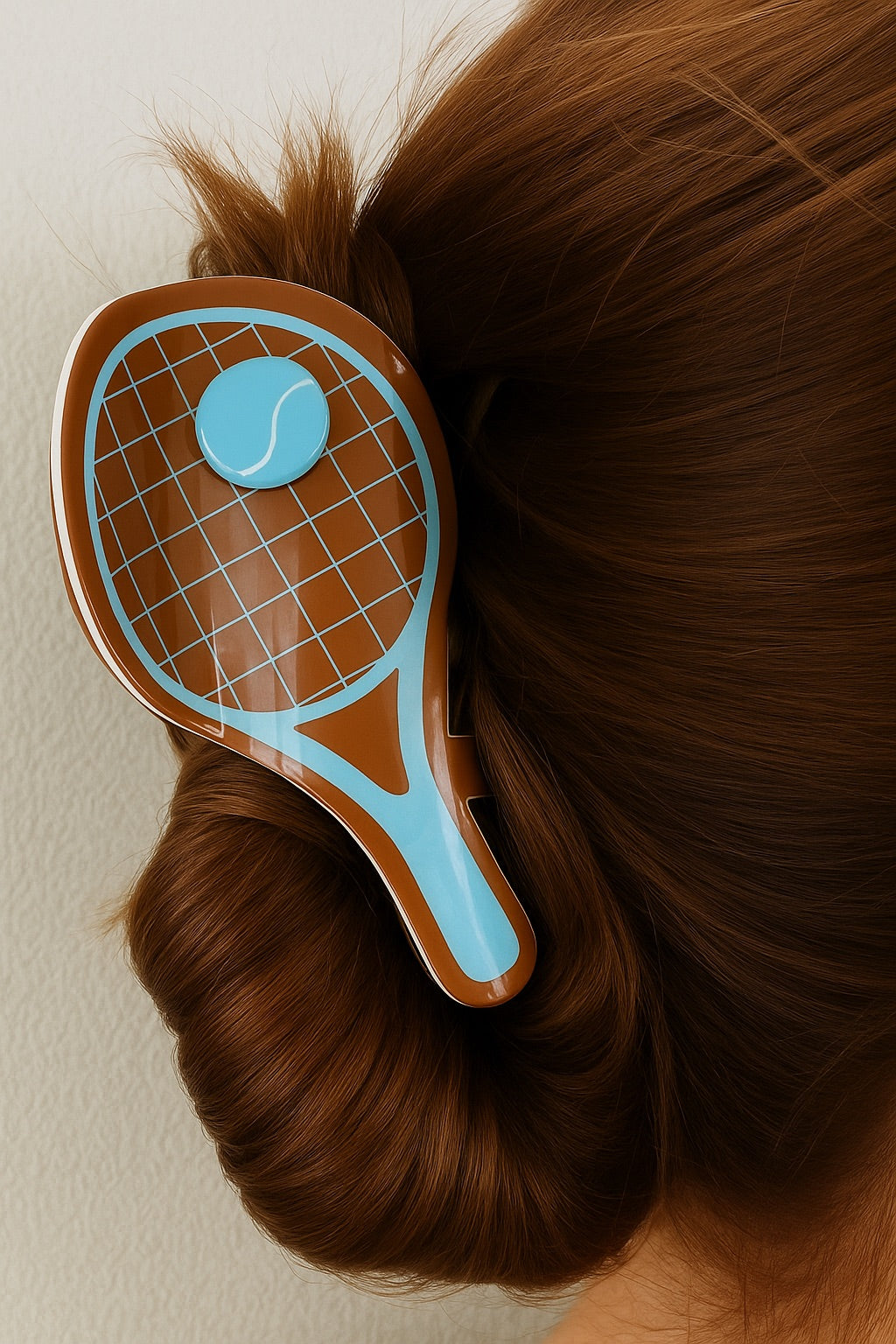 Tennis Racket Hair Clip