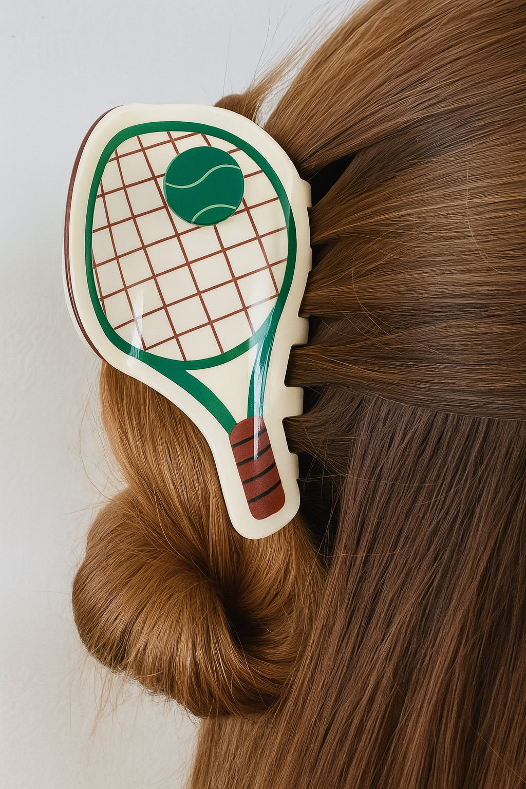 Tennis Racket Hair Clip